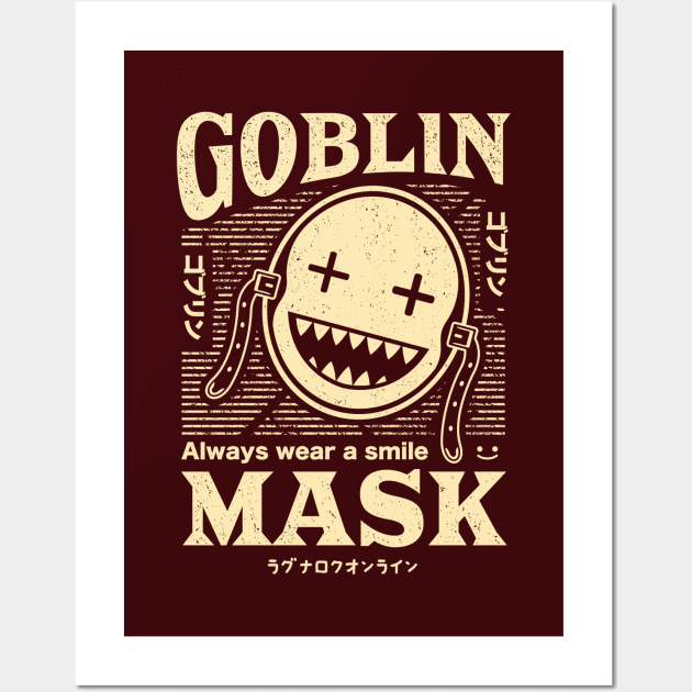 Goblin Mask Wall Art by logozaste